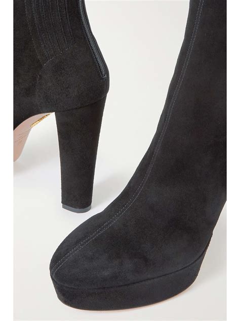 Porter Suede Platform Ankle Boot 